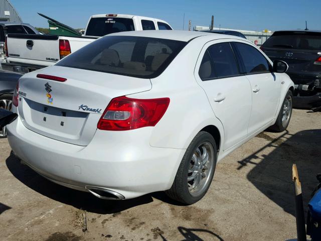 JS2RE9A12B6110171 - 2011 SUZUKI KIZASHI S WHITE photo 4