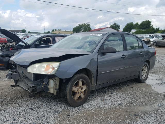 1G1ZT52895F262269 - 2005 CHEVROLET MALIBU LS ნაცრისფერი ფოტო 2