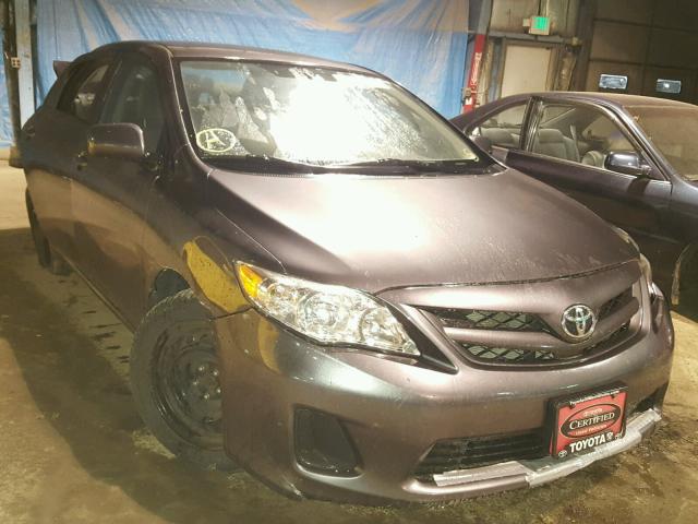 5YFBU4EE2CP023248 - 2012 TOYOTA COROLLA BA GRAY photo 1