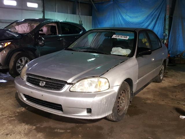2HGEJ6613YH563736 - 2000 HONDA CIVIC BASE Gümüş foto 2
