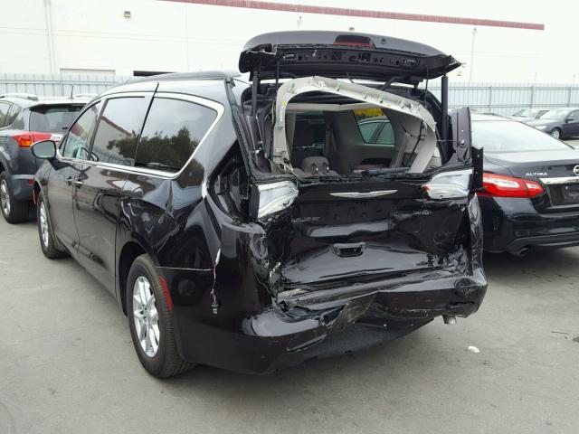 2C4RC1DG8HR610886 - 2017 CHRYSLER PACIFICA T BLACK photo 3