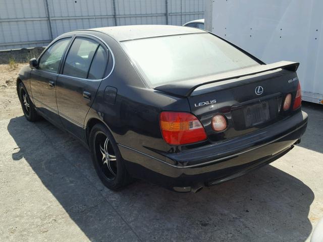 JT8BH68XXX0013689 - 1999 LEXUS GS 400 BLACK photo 3