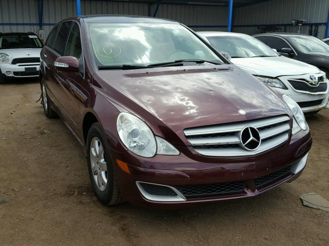 4JGCB65E77A049095 - 2007 MERCEDES-BENZ R 350 MAROON photo 1