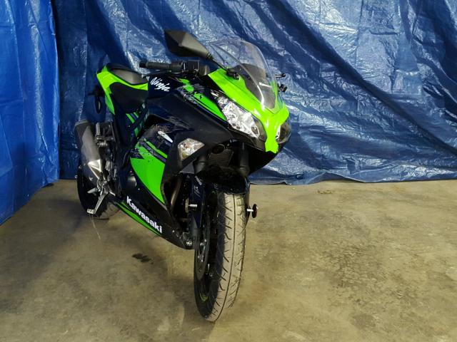 JKAEX8B14GDA29104 - 2016 KAWASAKI EX300 B GREEN photo 1