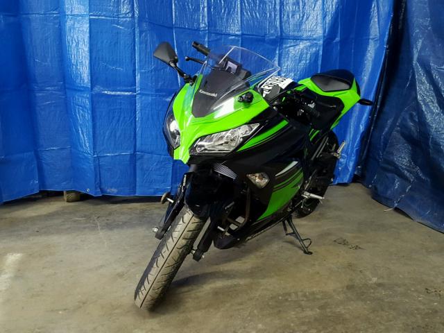 JKAEX8B14GDA29104 - 2016 KAWASAKI EX300 B GREEN photo 2