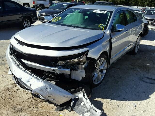 2G1145S35G9109205 - 2016 CHEVROLET IMPALA LTZ SILVER photo 2