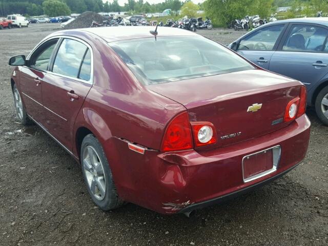 1G1ZC5E11BF323091 - 2011 CHEVROLET MALIBU 1LT BURGUNDY photo 3