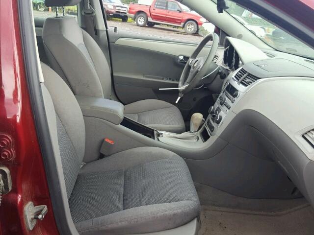 1G1ZC5E11BF323091 - 2011 CHEVROLET MALIBU 1LT BURGUNDY photo 5
