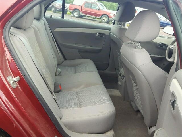 1G1ZC5E11BF323091 - 2011 CHEVROLET MALIBU 1LT BURGUNDY photo 6