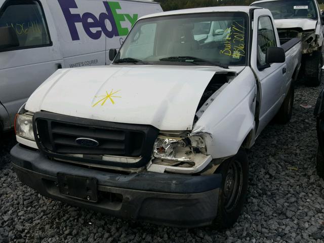 1FTYR10U45PA72125 - 2005 FORD RANGER WHITE photo 2