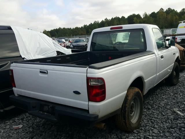 1FTYR10U45PA72125 - 2005 FORD RANGER WHITE photo 4