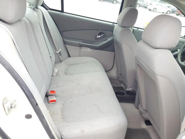 1G1ZS58F57F170099 - 2007 CHEVROLET MALIBU LS WHITE photo 6