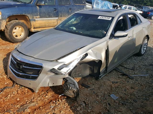 1G6AS5SX8G0100124 - 2016 CADILLAC CTS PERFOR Brązowy zdjęcie 2