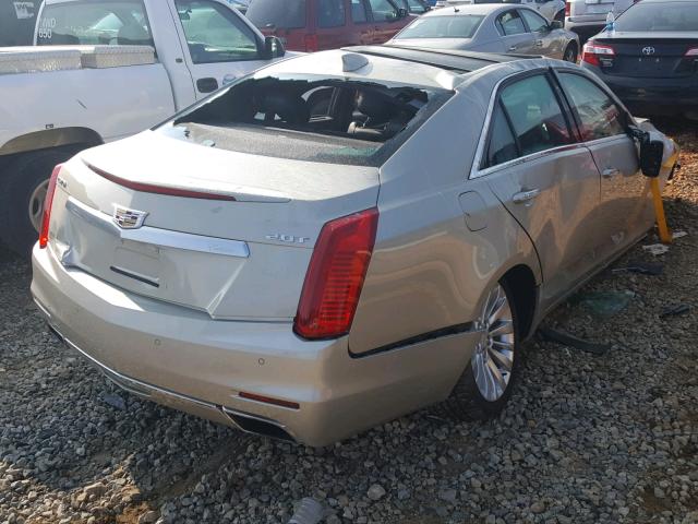 1G6AS5SX8G0100124 - 2016 CADILLAC CTS PERFOR TAN photo 4