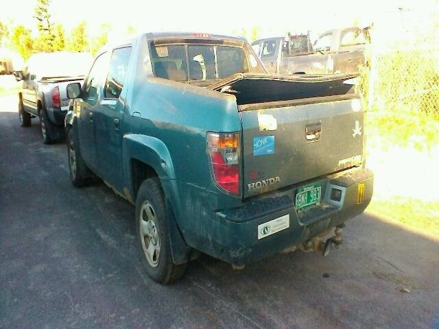 2HJYK16256H569311 - 2006 HONDA RIDGELINE BLUE photo 3