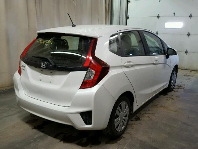 JHMGK5H55GX010982 - 2016 HONDA FIT WHITE photo 4