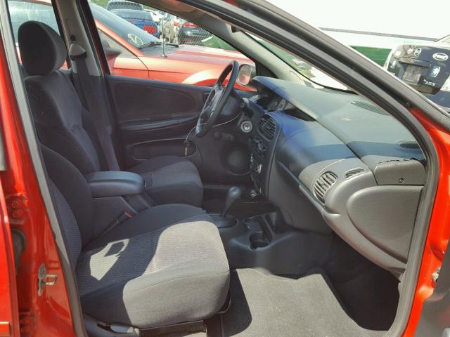 1B3ES46C41D265590 - 2001 DODGE NEON SE RED photo 5