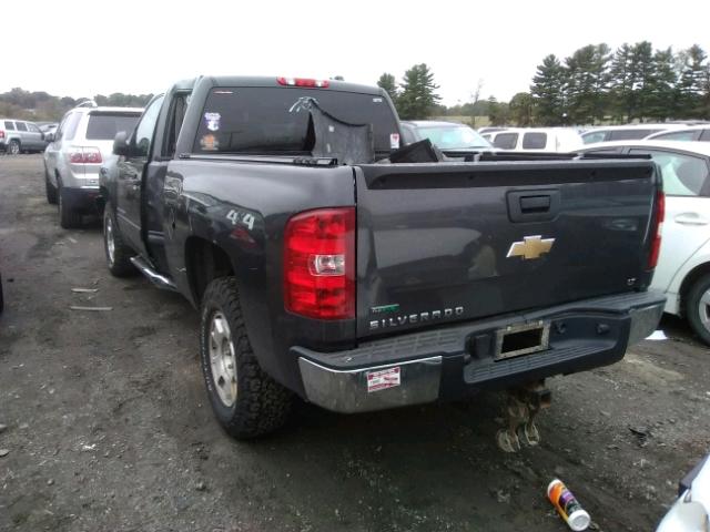 1GCSKSE35AZ201911 - 2010 CHEVROLET SILVERADO GRAY photo 3