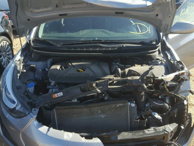 5NPDH4AE1FH644887 - 2015 HYUNDAI ELANTRA GRAY photo 7