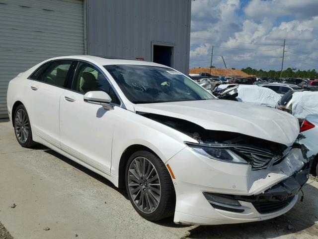 3LN6L2G98DR825187 - 2013 LINCOLN MKZ WHITE photo 1