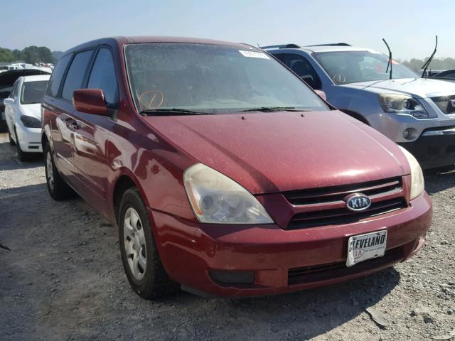 KNDMB233966020718 - 2006 KIA SEDONA EX RED photo 1