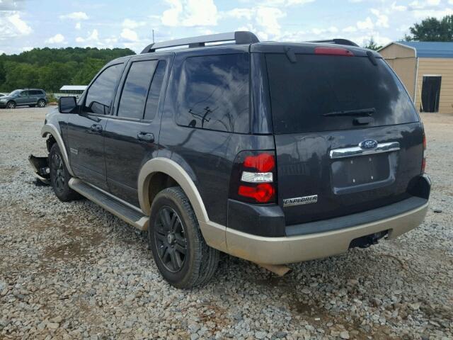 1FMEU64E87UA42921 - 2007 FORD EXPLORER E CHARCOAL photo 3