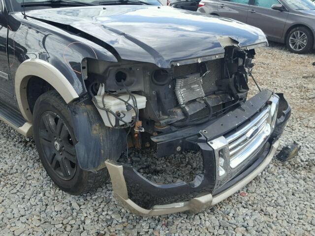 1FMEU64E87UA42921 - 2007 FORD EXPLORER E CHARCOAL photo 9