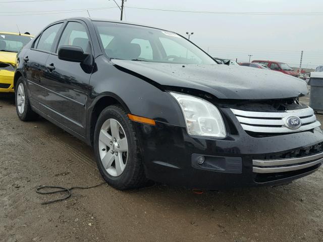 3FAHP07Z68R191234 - 2008 FORD FUSION SE BLACK photo 1