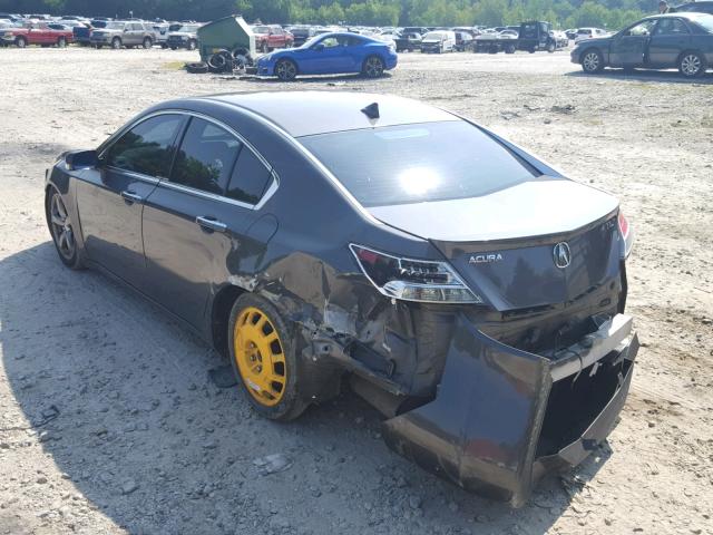 19UUA8F50AA015840 - 2010 ACURA TL GRAY photo 3