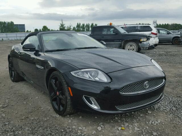 SAJWA4EB7ELB53865 - 2014 JAGUAR XK BLACK photo 1