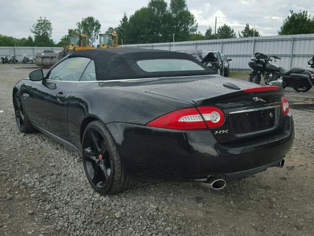 SAJWA4EB7ELB53865 - 2014 JAGUAR XK BLACK photo 3