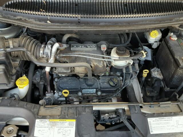 1D8GP45R26B523818 - 2006 DODGE CARAVAN SX TAN photo 7