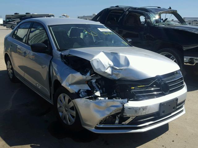 3VW267AJ5GM344287 - 2016 VOLKSWAGEN JETTA SILVER photo 1