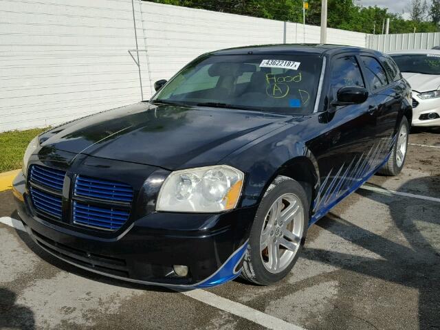 2D4GV58265H660911 - 2005 DODGE MAGNUM R/T BLACK photo 2