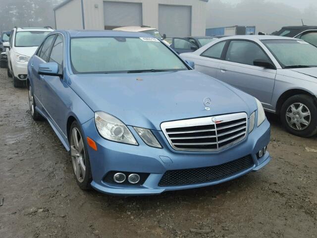 WDDHF5GB7AA240069 - 2010 MERCEDES-BENZ E 350 BLUE photo 1