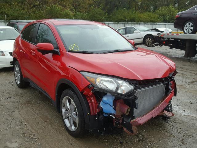 3CZRU6H59HM720737 - 2017 HONDA HR-V RED photo 1