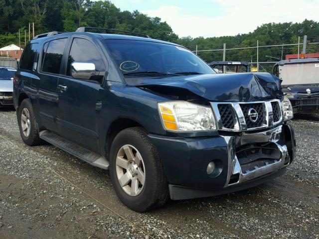 5N1AA08A74N743399 - 2004 NISSAN ARMADA SE GREEN photo 1