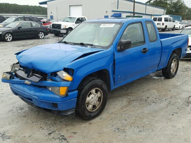 1GCCS199778200352 - 2007 CHEVROLET COLORADO BLUE photo 2