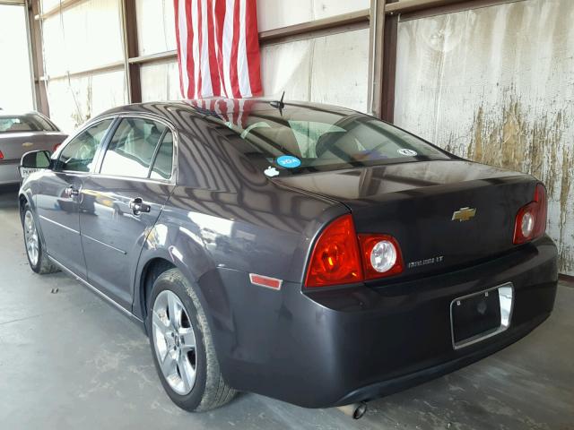 1G1ZC5EB0A4117652 - 2010 CHEVROLET MALIBU 1LT ნაცრისფერი ფოტო 3