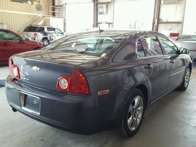 1G1ZC5EB0A4117652 - 2010 CHEVROLET MALIBU 1LT ნაცრისფერი ფოტო 4