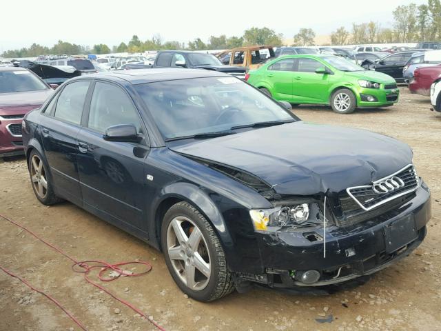 WAULC68E25A027643 - 2005 AUDI A4 BLACK photo 1