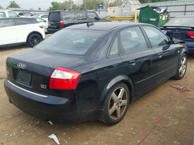 WAULC68E25A027643 - 2005 AUDI A4 BLACK photo 4