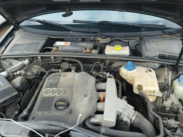 WAULC68E25A027643 - 2005 AUDI A4 BLACK photo 7