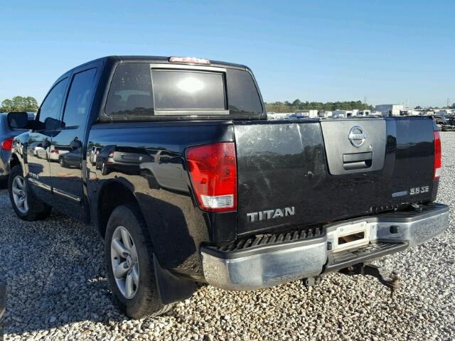 1N6BA0EK0AN314586 - 2010 NISSAN TITAN BLACK photo 3