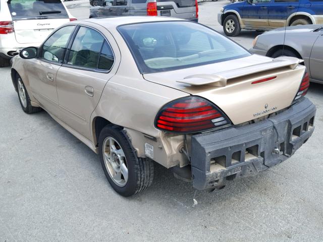 1G2NF52E64M659438 - 2004 PONTIAC GRAND AM S 金色 照片 3