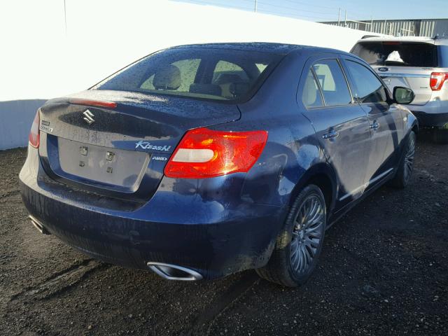 JS2RF9A32C6100207 - 2012 SUZUKI KIZASHI SE BLUE photo 4