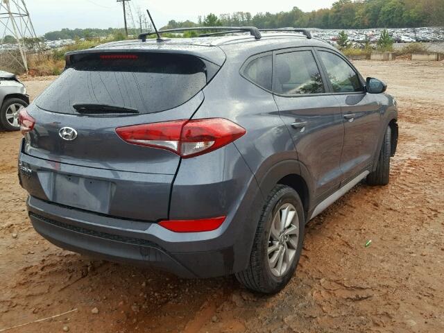 KM8J33A42HU475924 - 2017 HYUNDAI TUCSON LIM GRAY photo 4