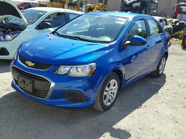 1G1JB5SH4H4164296 - 2017 CHEVROLET SONIC LS 蓝色 照片 2