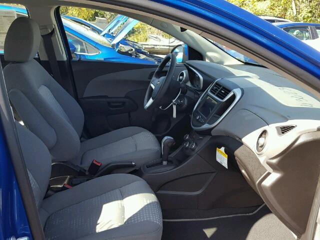 1G1JB5SH4H4164296 - 2017 CHEVROLET SONIC LS 蓝色 照片 5