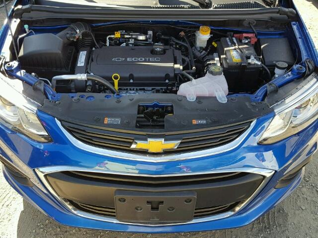 1G1JB5SH4H4164296 - 2017 CHEVROLET SONIC LS BLUE photo 7